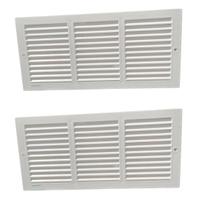 Kit 2 Grades de Ventilação Encaixe Retangular 35x16cm Ventokit Kit 2 Grades de Ventilação Encaixe Retangular 35x16cm Ventokit