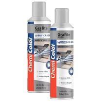 kIT 2 Grafite Spray Lubrificante A Seco Chemicolor 250ml