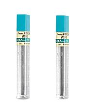 Kit 2 Grafites 2B 0.7mm 24 Unidades Hi Polymer Super Pentel