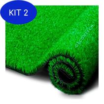 Kit 2 Grama Sintetica Softgrass 12Mm 2X0.50M (1M2) Verde