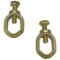 Kit 2 Grampo de Aterramento Conector para Haste de 1/2 até 5/8 Reforçado