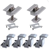 kit 2 Grampo Intermediário + 4 Grampos Finais Regulável kit 2 Grampo Intermediário + 4 Grampos Finais Regulável