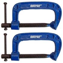 Kit 2 Grampo Sargento 75Mm Tipo C 3 Pol. Marceneiro Kit 2 Grampo Sargento 75Mm Tipo C 3 Pol. Marceneiro