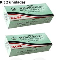 Kit 2 Grampos 6mm 106/6 3500 unidades - Rocama