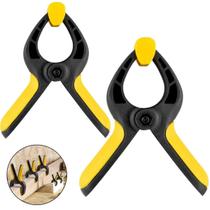 Kit 2 Grampos Com Mola Sargento Prendedor Multiuso 4 E 6 Pol