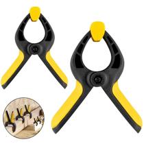 Kit 2 Grampos Com Mola Sargento Prendedor Multiuso 4 E 9 Pol