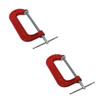 Kit 2 Grampos Sargento De Fixação Tipo C N. 6 3288 Metalcava Unica