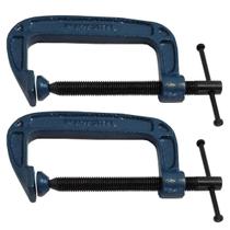 Kit 2 Grampos Sargento Tipo C 100Mm 4 Pol. Para Marceneiro