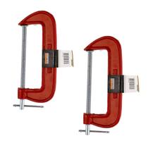 Kit 2 Grampos Tipo C Marceneiro Leve 6 Polegadas Starfer