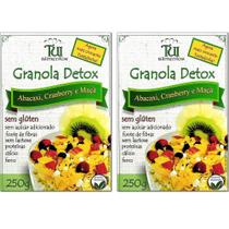 Kit 2 Granola Detox S/ Glúten e S/ Açúcar Tui Alimentos 250g