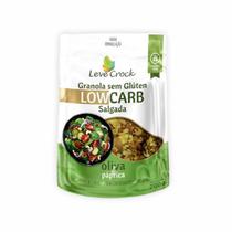Kit 2 Granola Salg eite/Páprica Low Carb Leve Crock 200G Kit 2 Granola Salg eite/Páprica Low Carb Leve Crock 200G