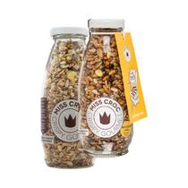 Kit 2 Granolas Crisp Garrafa Miss Croc: Lemon Pepper,