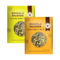 Kit 2 Granolas Crisp Sachê Miss Croc: Lemon Pepper, Mostarda Kit 2 Granolas Crisp Sachê Miss Croc: Lemon Pepper, Mostarda