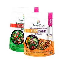 Kit 2 Granolas Salgadas Sem Glúten Leve Croc: Páprica, Kit 2 Granolas Salgadas Sem Glúten Leve Croc: Páprica,