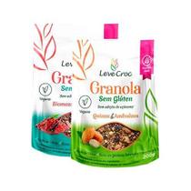 Kit 2 Granolas Zero Açúcar Sem Glúten Leve Croc: Biomassa E