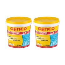 Kit 2 Granulado 2,5kg Multipla Acao 3 Em 1 P Piscina Genco