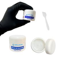 Kit 2 Graxa Branca de Silicone Lubrificante Dielétrica Pote 50g Implastec IGS 200 Kit 2 Graxa Branca de Silicone Lubrificante Dielétrica Pote 50g Implastec IGS 200