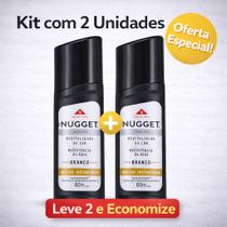 Kit 2 Graxa Líquida Nugget Branca 60ml Proteção e Brilho para Sapatos