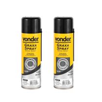 Kit 2 Graxa Spray Branca 300ml /200g Vonder Kit 2 Graxa Spray Branca 300ml /200g Vonder