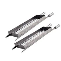 Kit 2 Grelha Cesto Inox, Legumes, Coração, Churrasco 68cm