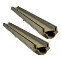 Kit 2 Grelha Invisível Rebaixada Caixa Coletora 100x8cm Fendi GDA Kit 2 Grelha Invisível Rebaixada Caixa Coletora 100x8cm Fendi GDA
