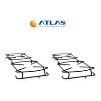 Kit 2 Grelhas Fogão Atlas Grecia Coliseu Monaco Grade 4 Boca