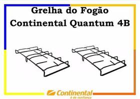 Kit 2 Grelhas Fogão Continental Quantum 4 Bocas - Roa