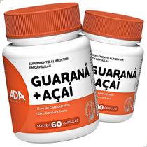 Kit 2 Guaraná Áçaí Suplemento Energético 120 Cápsulas Vigor Cafeína Concentração Energia Natural Kit 2 Guaraná Áçaí Suplemento Energético 120 Cápsulas Vigor Cafeína Concentração Energia Natural