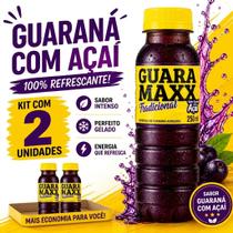 Kit 2 Guaraná com Açaí Guara Maxx Tradicional 250ml Refresco Original Kit 2 Guaraná com Açaí Guara Maxx Tradicional 250ml Refresco Original