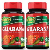 KIT 2 GUARANÁ Paullinia Cupana 60 Cápsulas 500mg UNILIFE