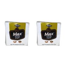 Kit 2 Guardanapo Dadu Maxtop Folha Dupla 22x23cm 50 Folhas