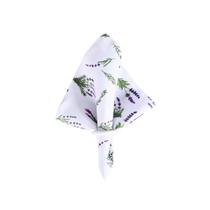 Kit 2 Guardanapos de Tecido Estampado Allegra 2 Peças 35cm x 35cm 100% Poliéster
