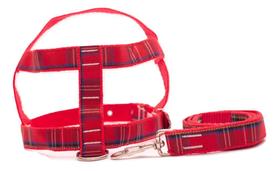 Kit 2 Guia Peitoral 25Mm Vermelha Camuflada 46Cm-51Cm Tam 4 Kit 2 Guia Peitoral 25Mm Vermelha Camuflada 46Cm-51Cm Tam 4