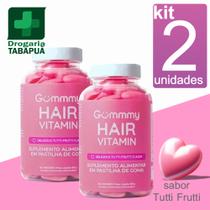 kit 2 Gummy Hair Vitamin Original Tutti Frutti 180g 60gms