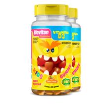 Kit 2 Gummy Kids Vitamina D3 Unilife 30 gomas Laranja