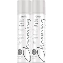 Kit 2 Hair Spray Charming Cless Fixa Solto Laque Jato Seco D-Pantenol Fixador Cabelo 150ml Kit 2 Hair Spray Charming Cless Fixa Solto Laque Jato Seco D-Pantenol Fixador Cabelo 150ml