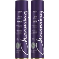Kit 2 Hair Spray Charming Cless Forte Laque Jato Seco D-Pantenol Fixador Acao Duradoura 400ml Kit 2 Hair Spray Charming Cless Forte Laque Jato Seco D-Pantenol Fixador Acao Duradoura 400ml