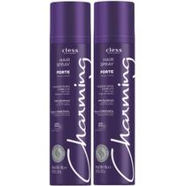 Kit 2 Hair Spray Charming Cless Forte Laque Jato Seco D-Pantenol Fixador Cabelo Acao Duradoura 150ml Kit 2 Hair Spray Charming Cless Forte Laque Jato Seco D-Pantenol Fixador Cabelo Acao Duradoura 150ml