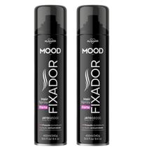 Kit 2 Hair Spray Fixador Forte Mood 400Ml - My Health Kit 2 Hair Spray Fixador Forte Mood 400Ml - My Health