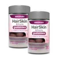 Kit 2 HairSkin Gummies 30 Gomas Maxinutri Kit 2 HairSkin Gummies 30 Gomas Maxinutri