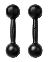 Kit 2 Halter 1Kg Cada Ferro Fundido Musculação Academia Alui