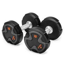 Kit 2 Halter Dumbbell 10kg Vollo Peso Musculação Academia Treino