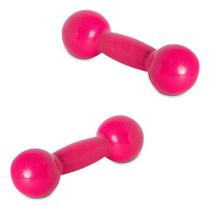 Kit 2 Halter Emborrachado 1kg Rosa - Acte Kit 2 Halter Emborrachado 1kg Rosa - Acte