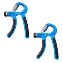 Kit 2 Hand Grip Fortalecedor de Mãos e Punhos Treino Fisioterapia