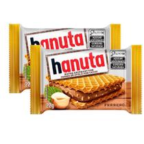 Kit 2 Hanuta Wafer Creme de Avelã 22g