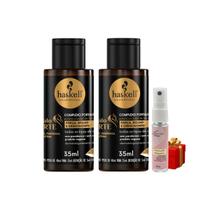 Kit 2 Haskell Cavalo Forte Complexo Fortalecedor Cresce Cabelo 35 ML + Presente Lourre 15ml
