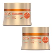 kit 2 Haskell Máscara de Tratamento S.O.S Verão 300g Hidrata