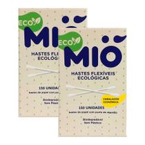 Kit 2 Haste Flexível Mió Ecológica 150 Unidades Kit 2 Haste Flexível Mió Ecológica 150 Unidades