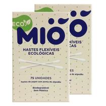 Kit 2 Haste Flexível Mió Ecológica 75 Unidades