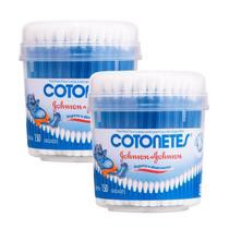 Kit 2 Hastes Flexíveis Cotonetes Pote 150 Unidades Kit 2 Hastes Flexíveis Cotonetes Pote 150 Unidades